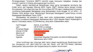 bnpt-undang-38-kepala-bakesbangpol-provinsi-sosialisasi-kompetisi-jurnalisme-kebangsaan-mahasiswa-2024