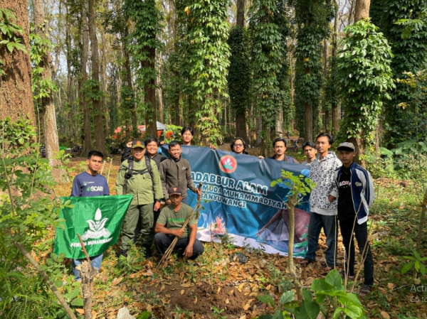 perhutani-banyuwangi-dan-pemuda-muhammadiyah-tanam-pohon-jenis-mahoni