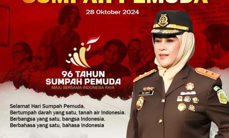 kajati-mia-amiati-beri-pesan-moral-peringatan-sumpah-pemuda